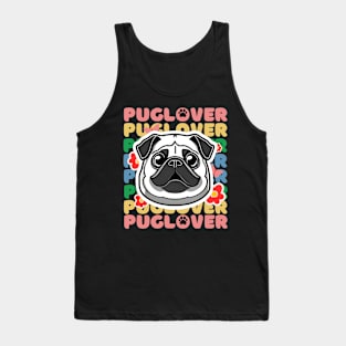 Kawaii Pug Lover Tank Top